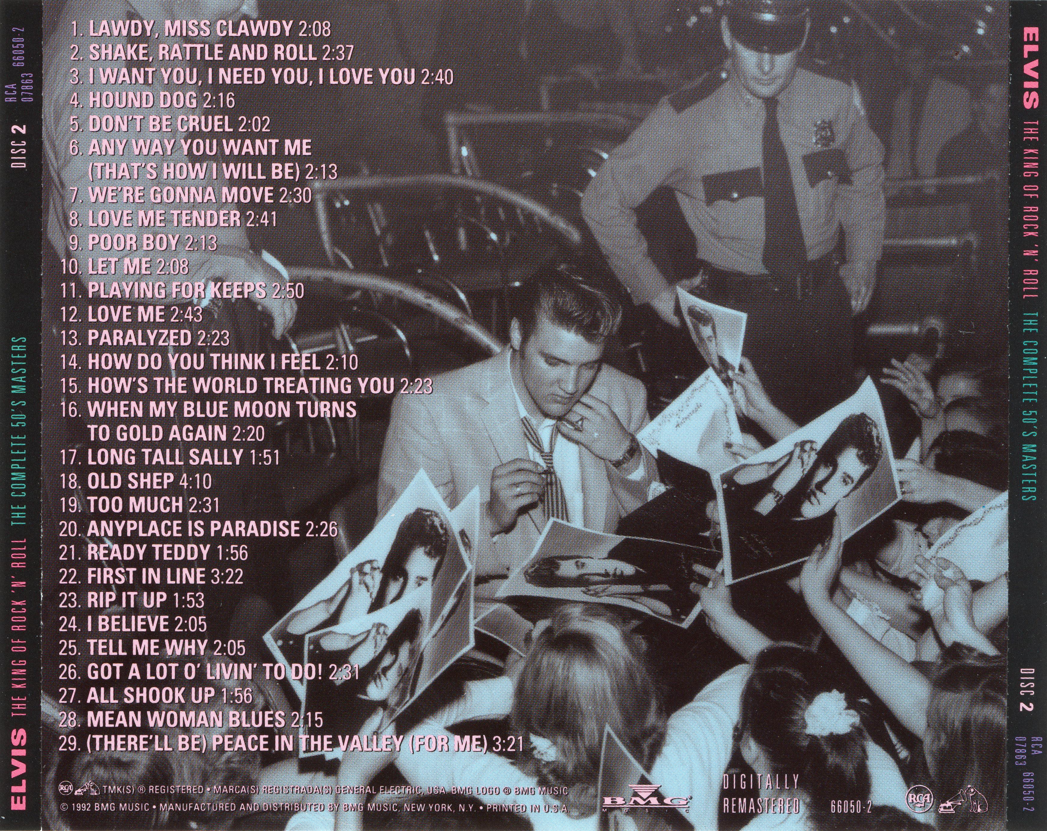 Elvis Presley  The Complete 50`s Masters 2 : Back